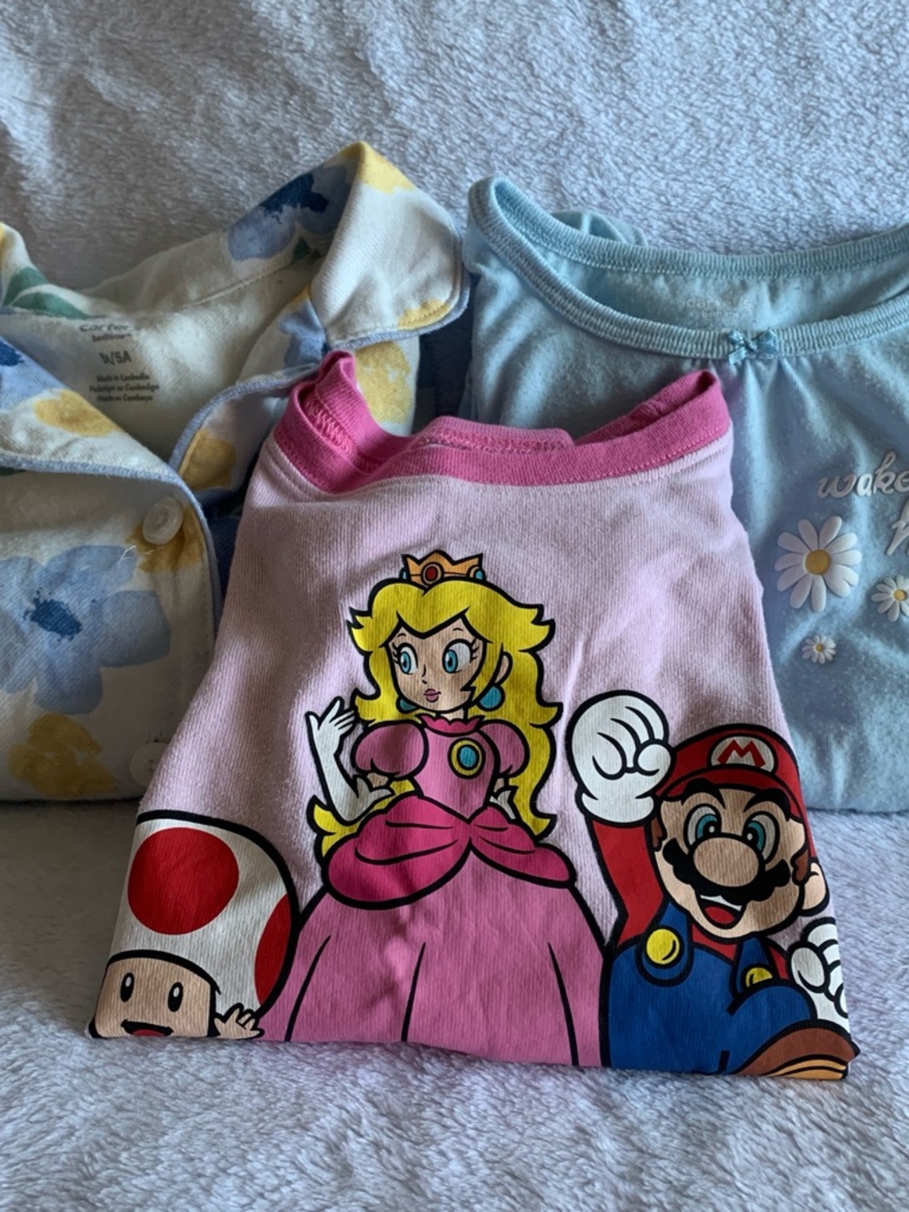 Carter's Floral Print Tee in Yellow, Blue and Green